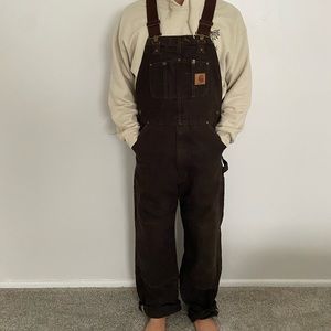 Men’s Carhartt Relaxed Fit Duck Bib Work Overalls